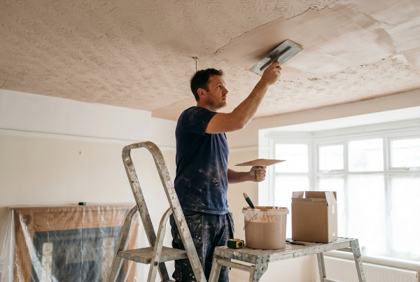 Plaster Over Artex Ceilings