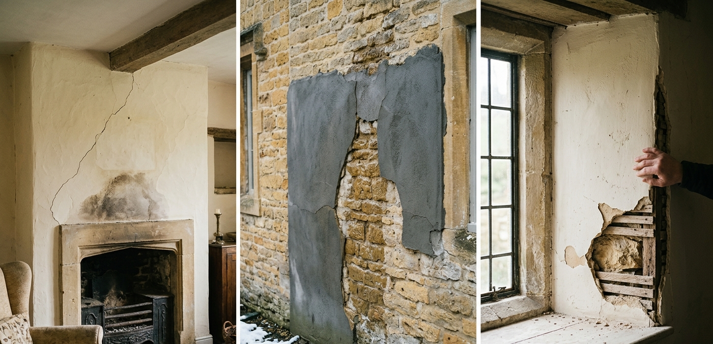 Common Plastering Problems in Cotswold Homes (And How to Fix Them Properly)