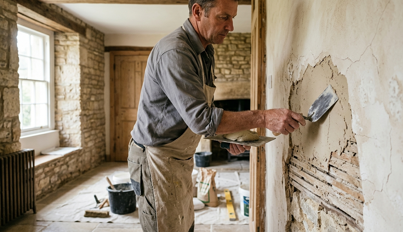 Blown Lime Plaster Repair Cost Cheltenham: What You’ll Actually Pay in 2026