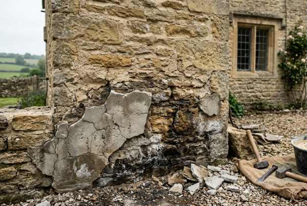 Damp Wall? Why Cement Render Fails & Lime Plaster Fixes It