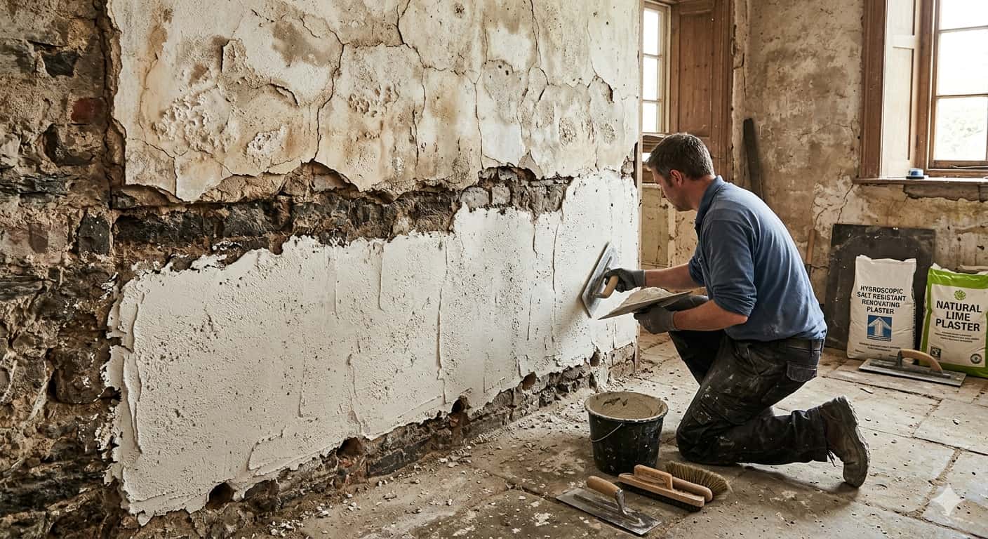 Plastering After a Damp Proof Course Injection: Why the Next Step Is as Important as the DPC Itself
