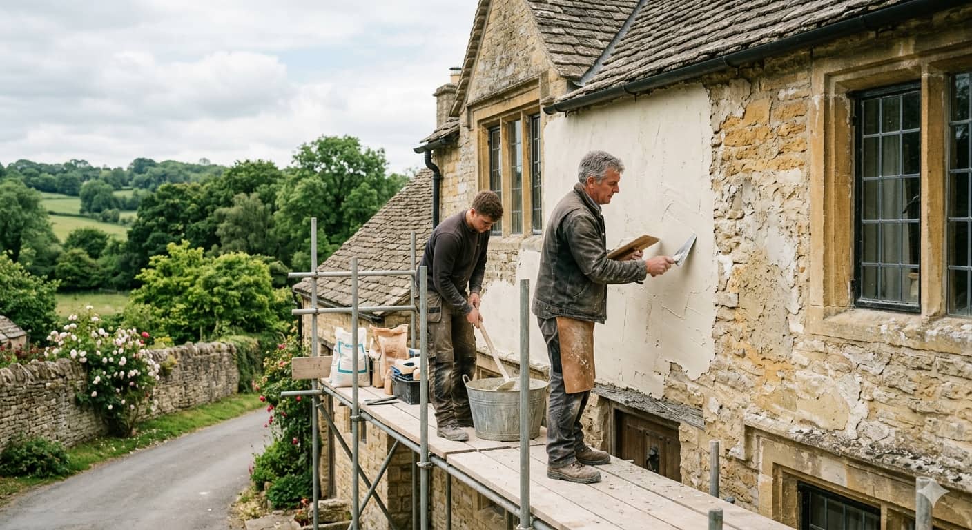 Do You Need Planning Permission to Replaster or Render a Listed Building in Gloucestershire?