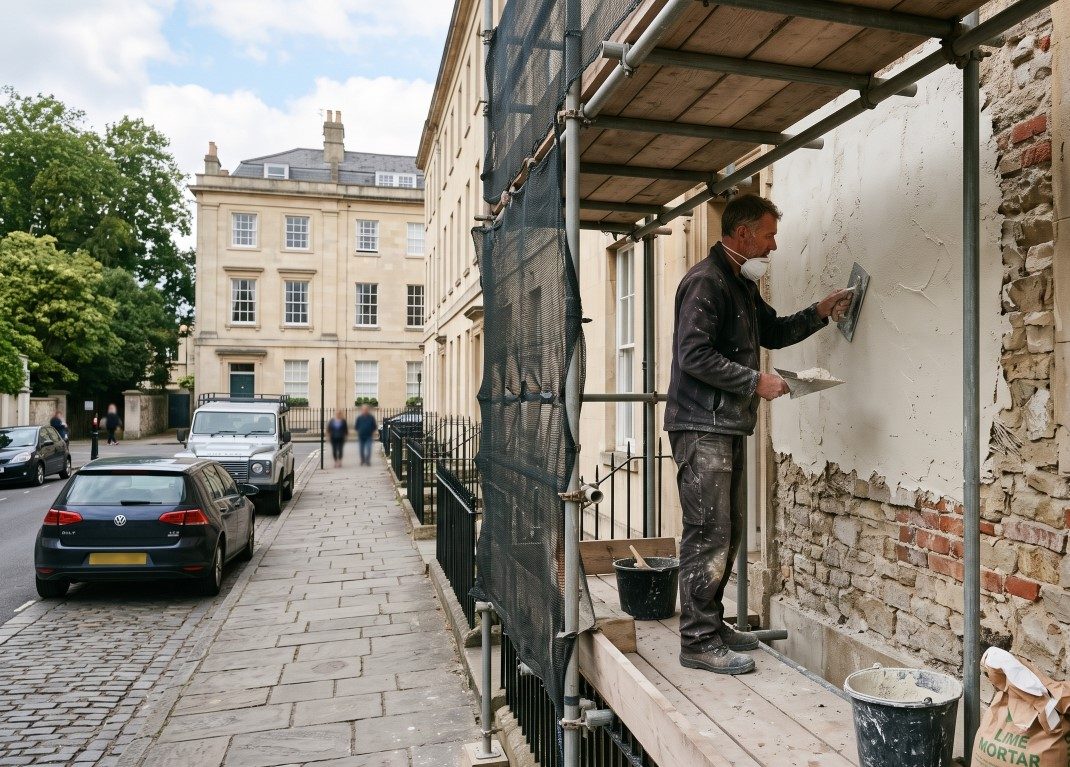 External render repair cost in Cheltenham: Lime vs. Modern render